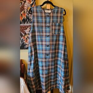 Sarahwear (Gravity Pope brand from Japan)blackwatch medium wool dress